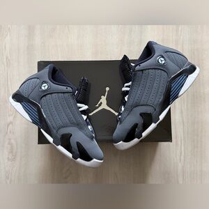 2011 Nike Air Jordan 14 Retro Midnight navy/black/white 312091-011  sz 2y